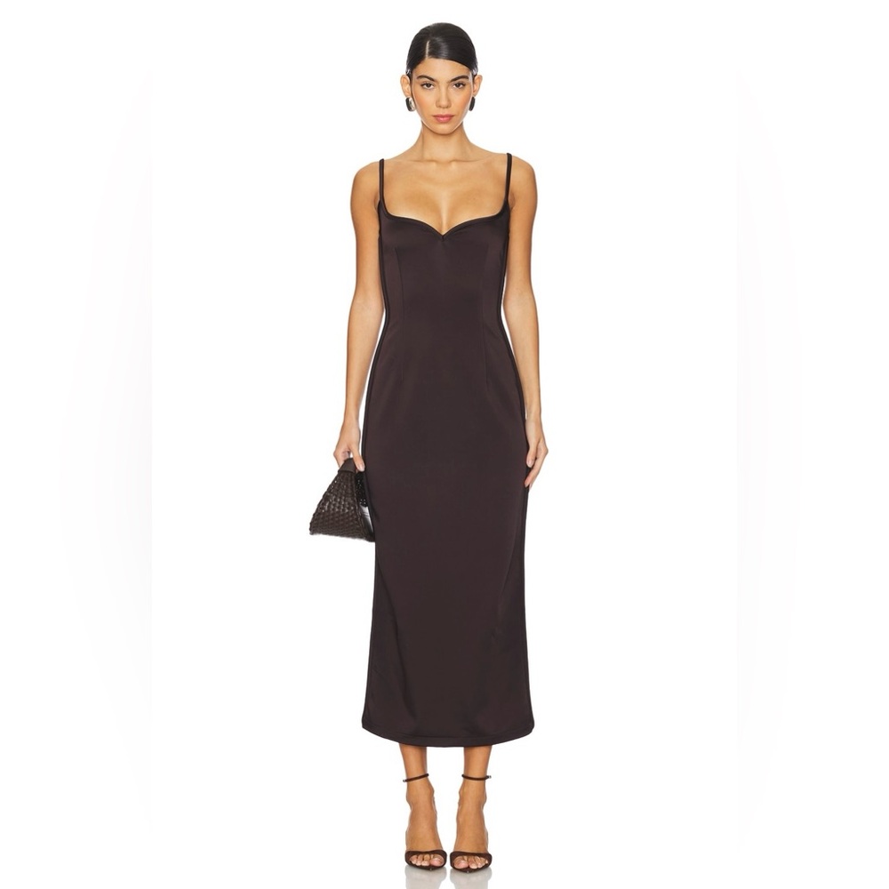 Paris Georgia Heart Dress in Chocolate Size L